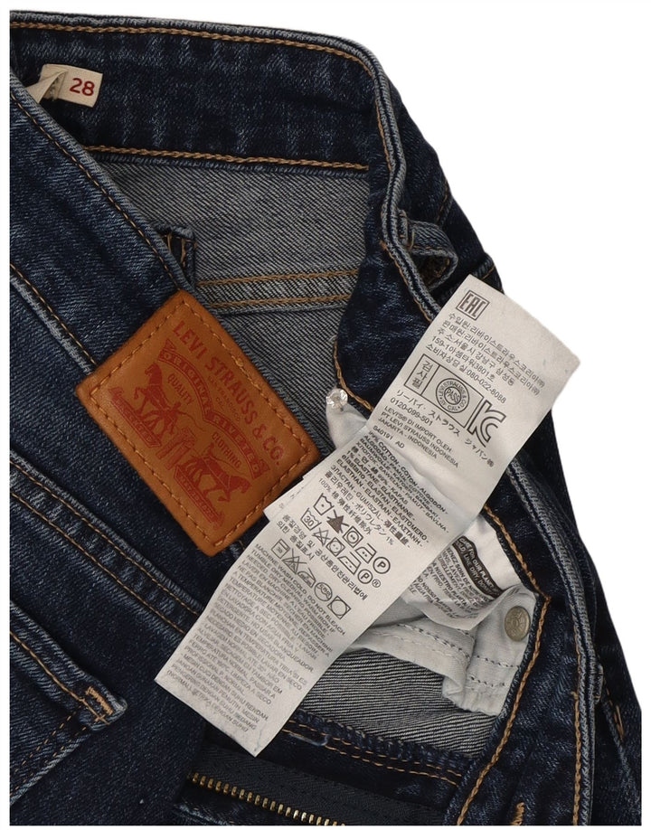 Levi's Jean Droit 714 Femme W28 L26 Bleu Marine Coton
