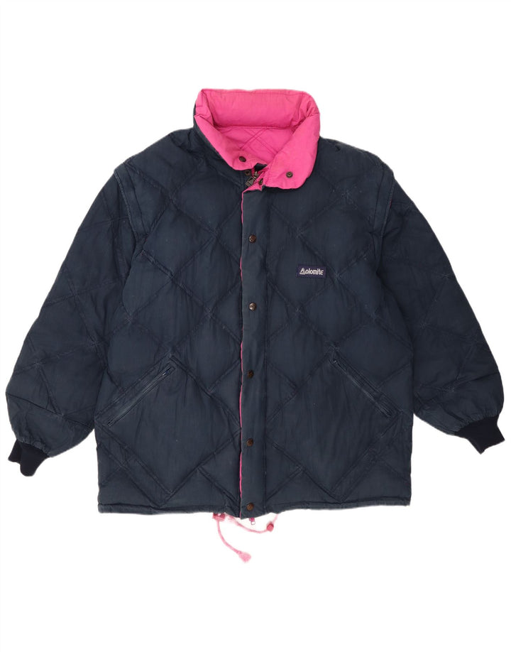 Dolomite Veste matelassée réversible à capuche pour homme UK 42 XL Rose Polyester