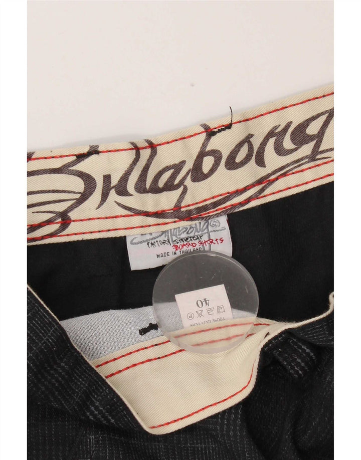 Billabong Short Chino Homme W40 XL Noir à Carreaux Coton