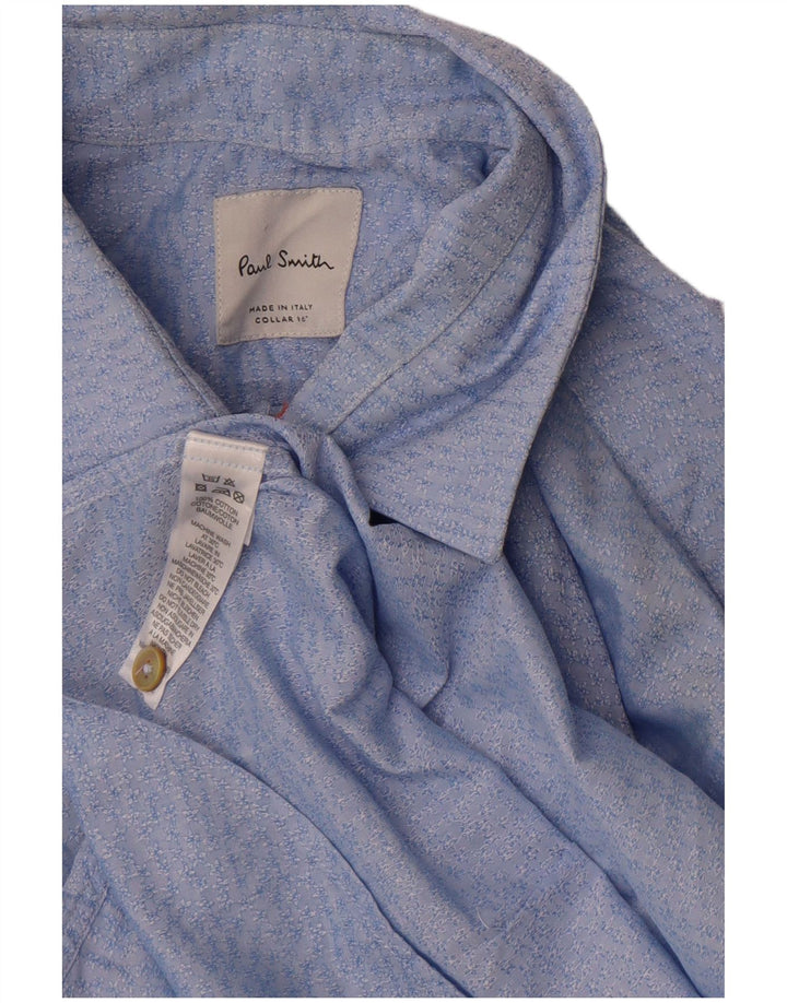 Paul Smith Chemise à motif abstrait pour homme Taille 16 Grand Bleu