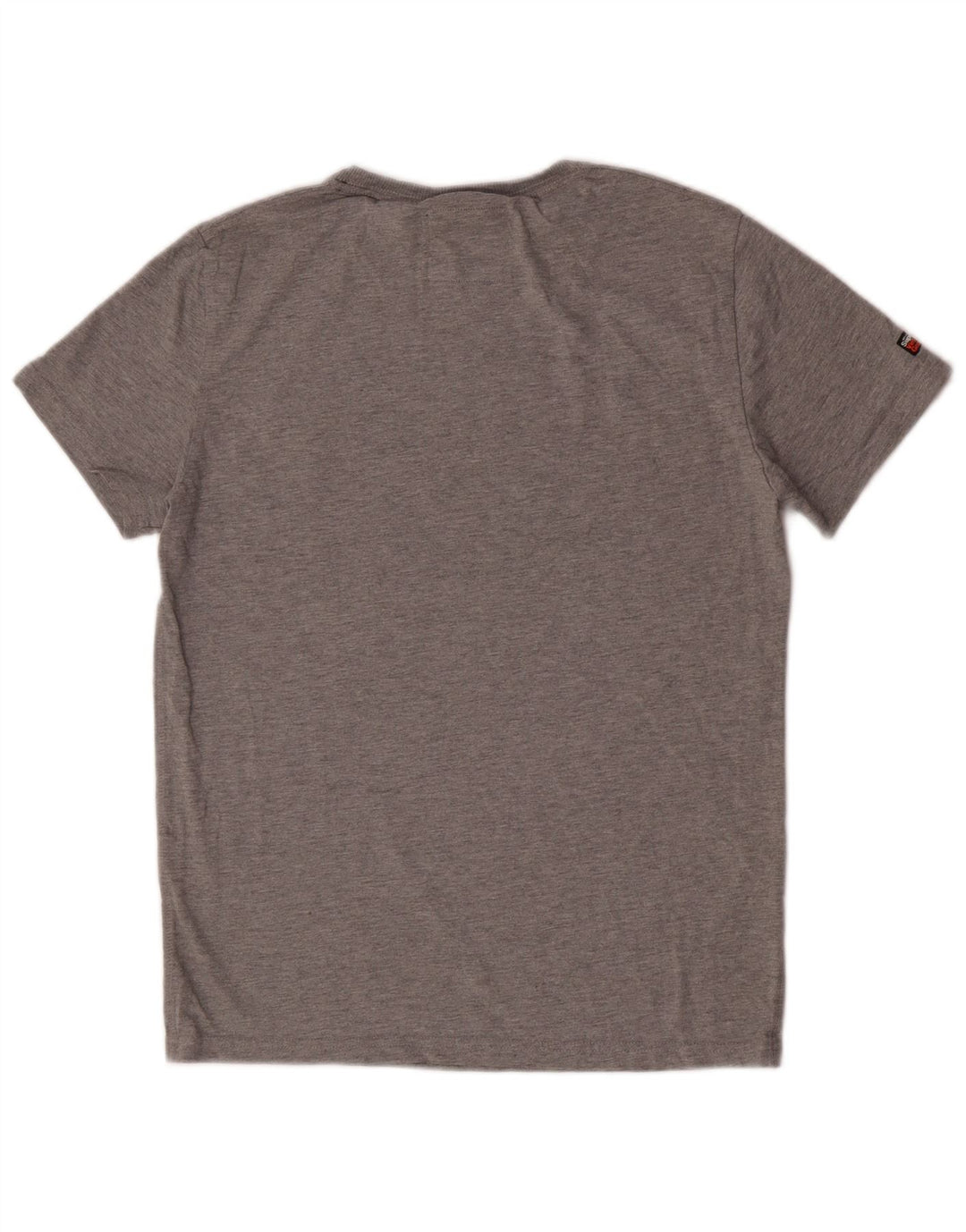 Superdry T-Shirt Extra Slim Graphic Homme Gris Large Coton