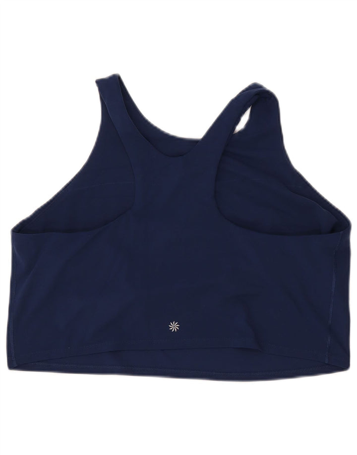 Athleta Soutien-gorge de sport pour femme UK 20 2XL Bleu marine