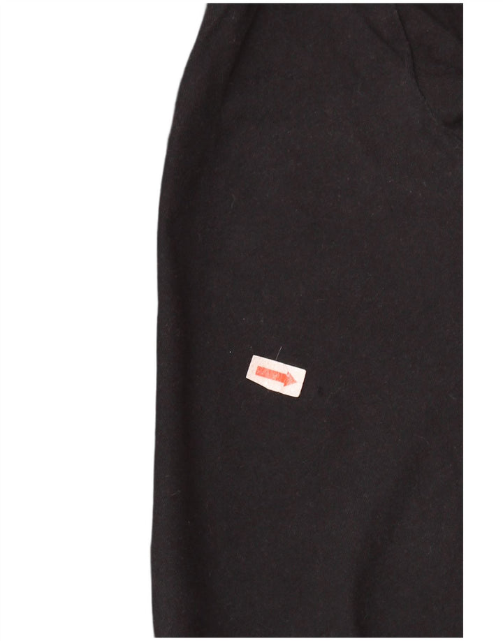 ADIDAS T-shirt graphique pour femme UK 8/10 Petit coton noir