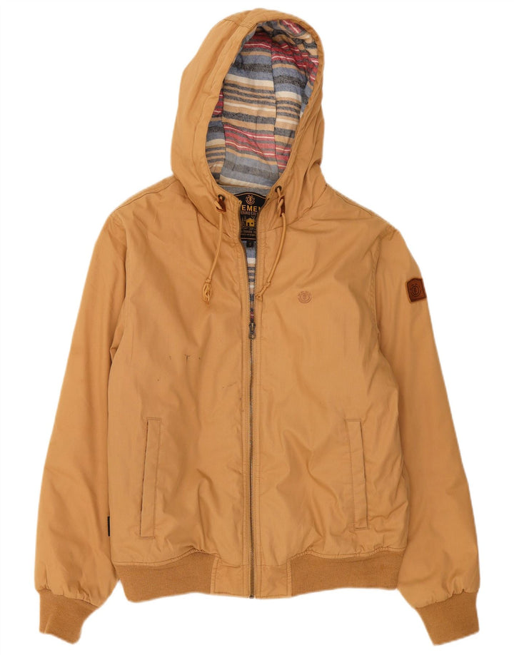 Element Veste Bomber à Capuche Homme UK 36 Petit Beige Polyester