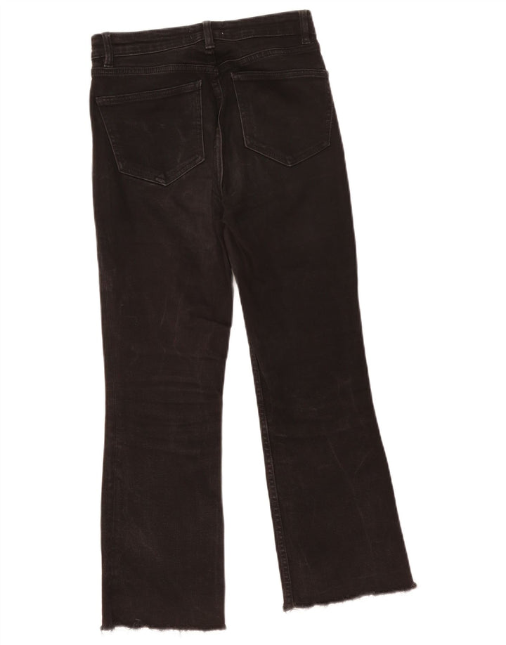 Zara Jean court bootcut pour femme EU 36 XS W26 L24 Noir