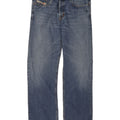 Diesel Jean Droit Homme W36 L32 Bleu Coton
