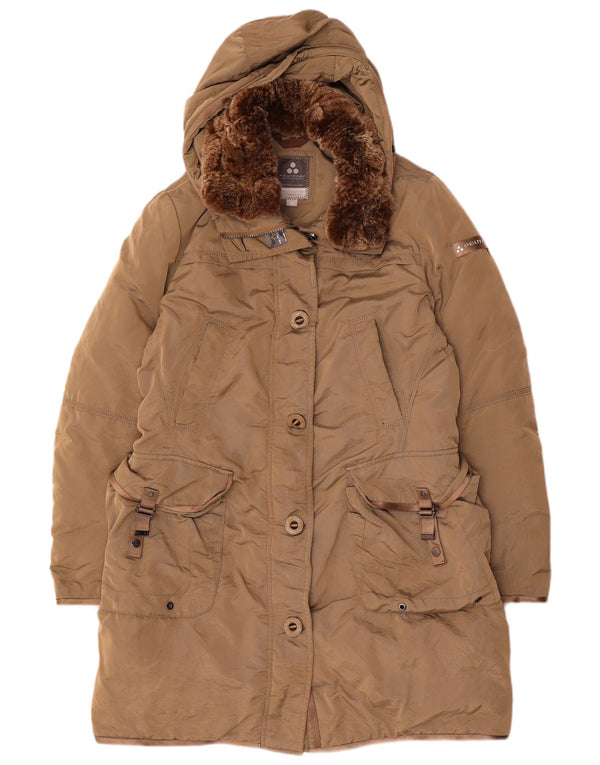 PEUTEREY Manteau matelassé à capuche IT 48 XL Beige Polyamide