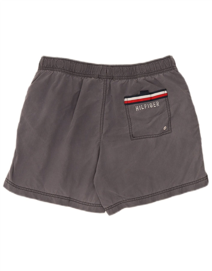 Tommy Hilfiger Short de Sport Homme Gris Moyen