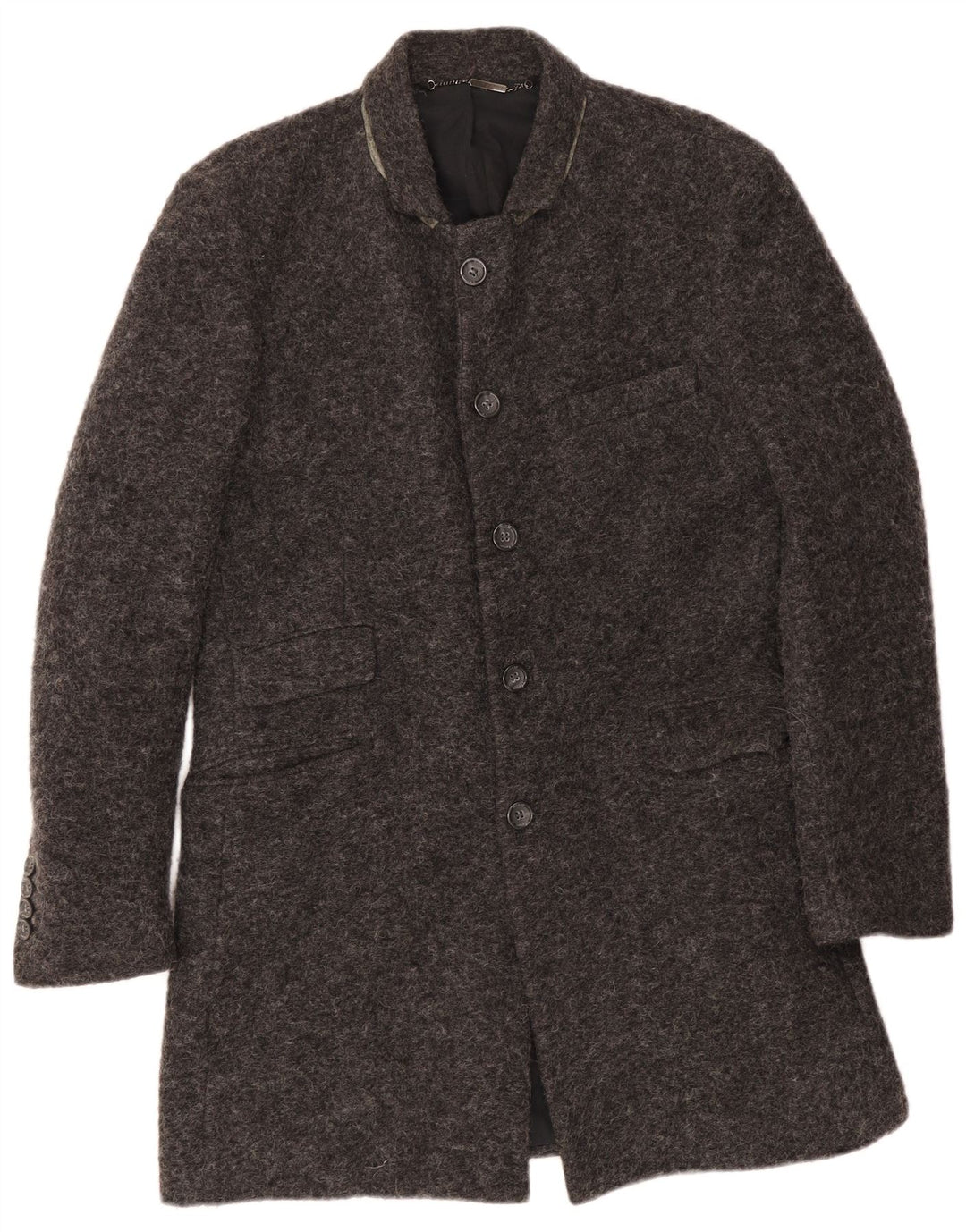 Guess Manteau Homme UK 40 Large Gris Laine