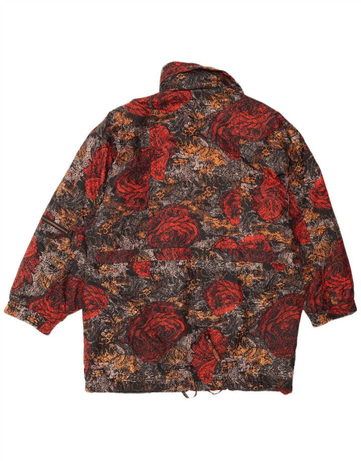 Veste de ski femme vintage EU 40 Polyester floral multicolore moyen