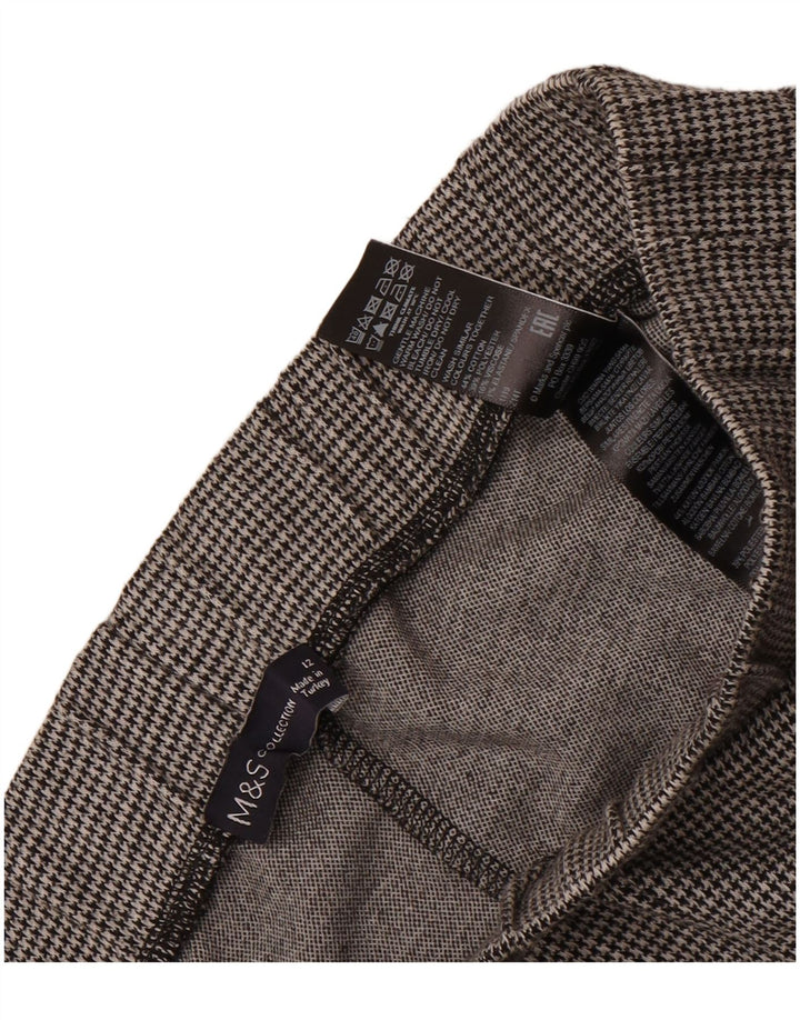 Marks & Spencer Pantalon court pour femme UK 12 Medium W28 L24 Gris