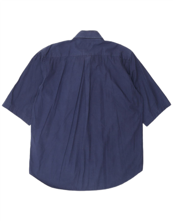 Fila Chemise à manches courtes homme bleu marine grand coton