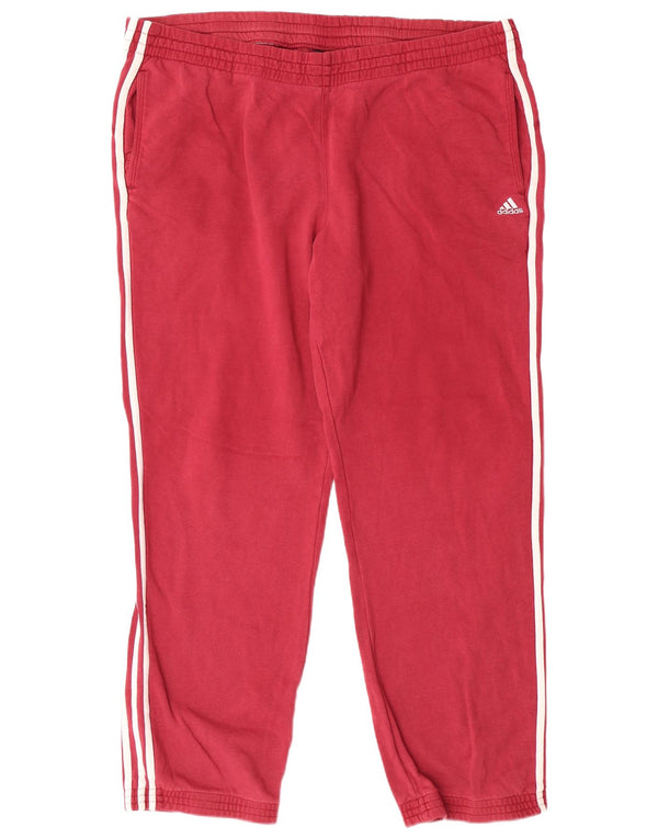 ADIDAS Pantalon de survêtement pour homme 2XL en coton bordeaux