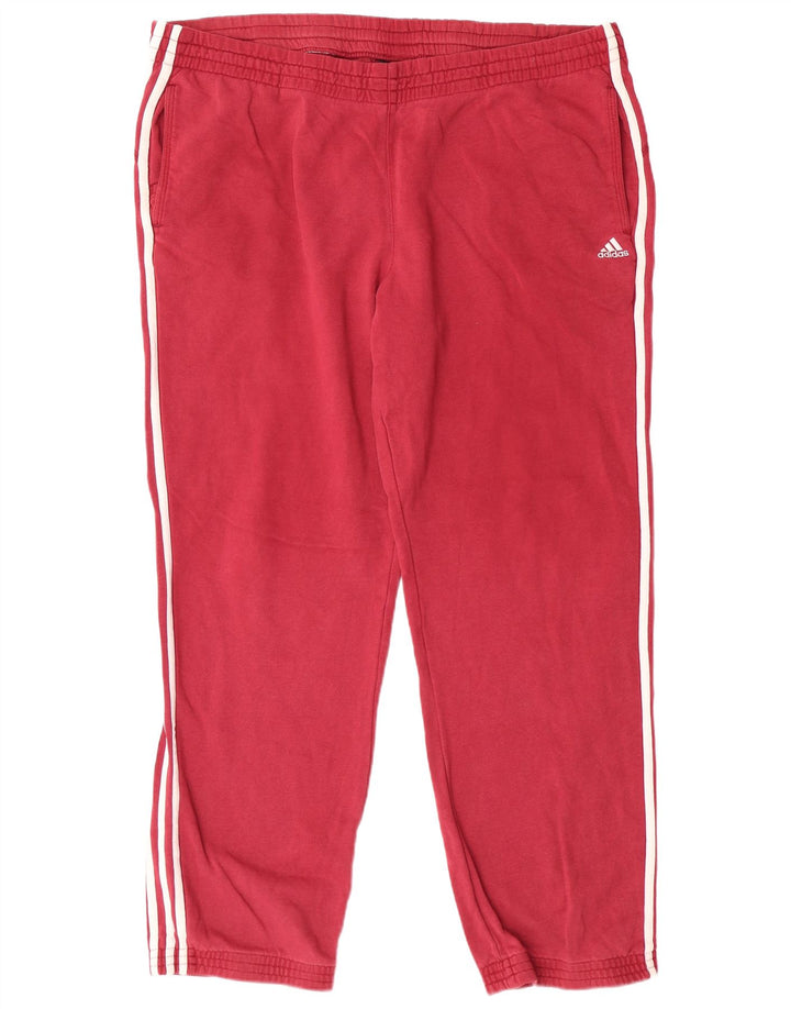 ADIDAS Pantalon de survêtement pour homme 2XL en coton bordeaux