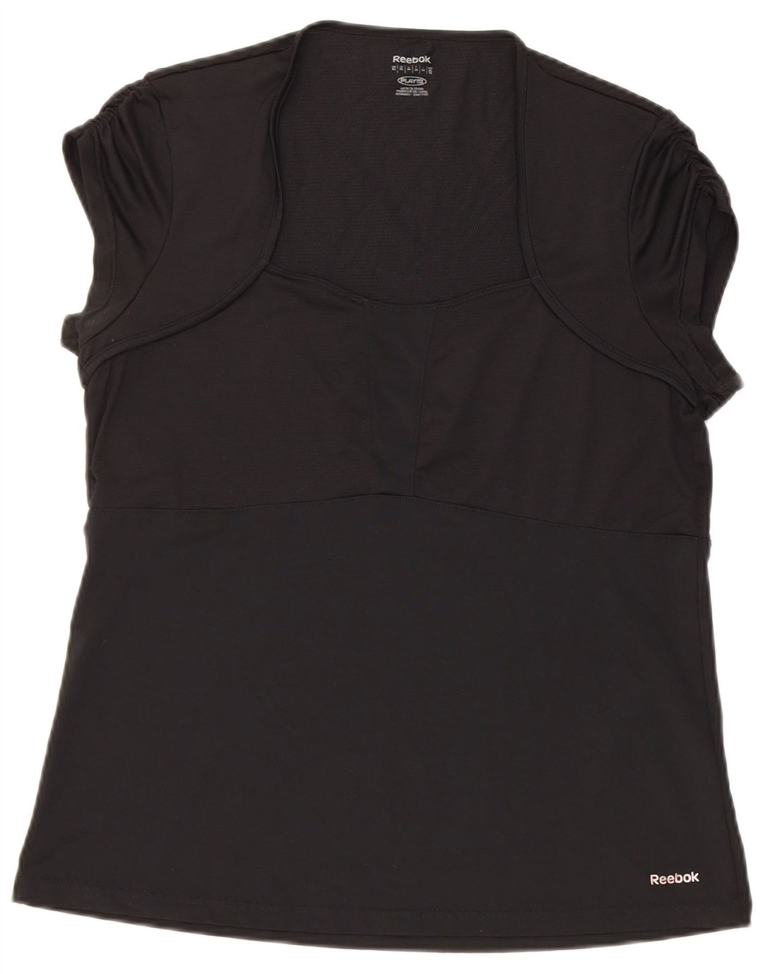 Reebok T-Shirt Femme UK 18 XL Noir Polyester