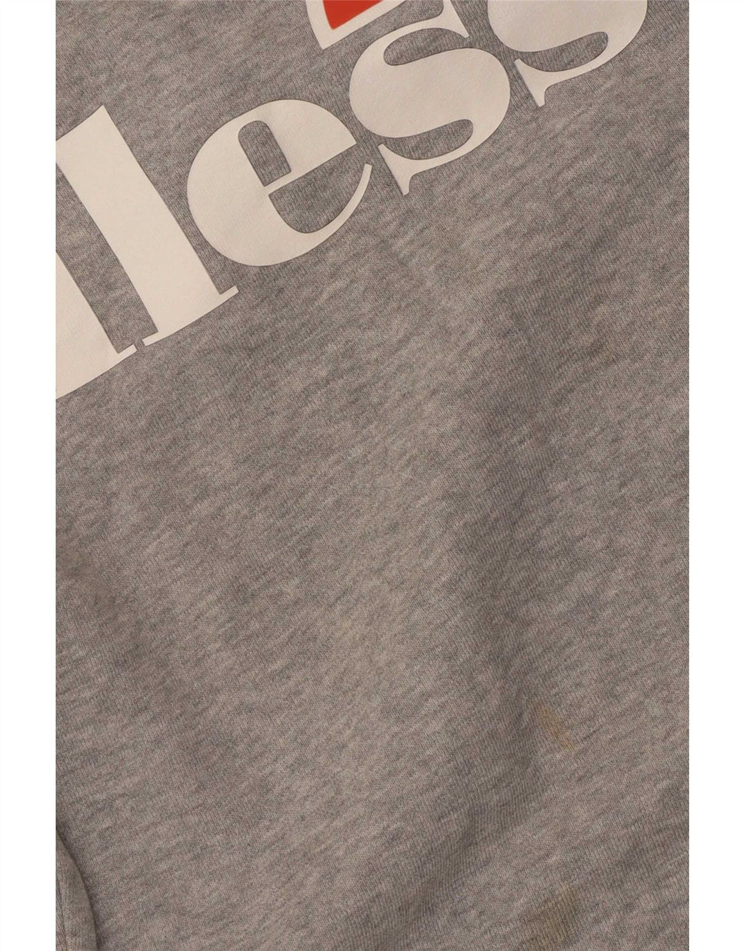 Ellesse Sweat-shirt surdimensionné graphique pour femme UK 10 Petit gris moucheté