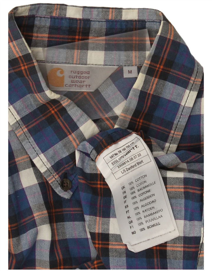 Carhartt Chemise Homme Bleu Moyen Carreaux Coton