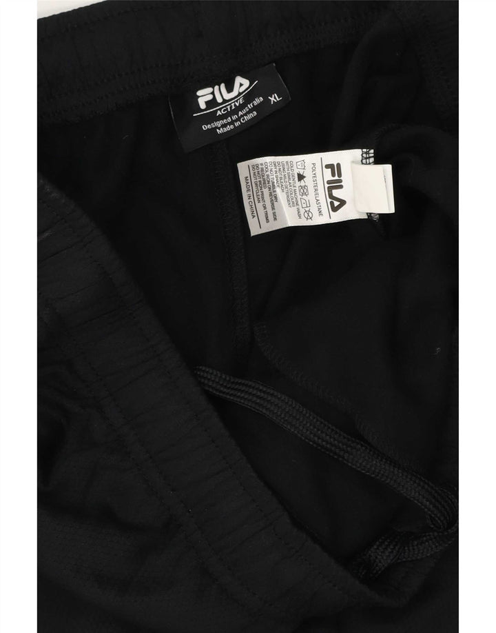 Fila Pantalon De Survêtement Homme XL Noir Polyester