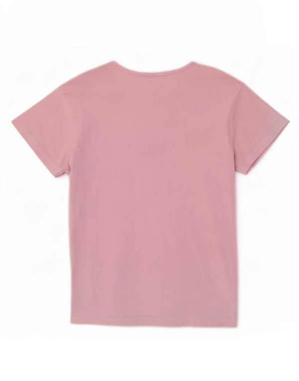 Fila T-shirt graphique pour femme UK 16 Large Rose Coton