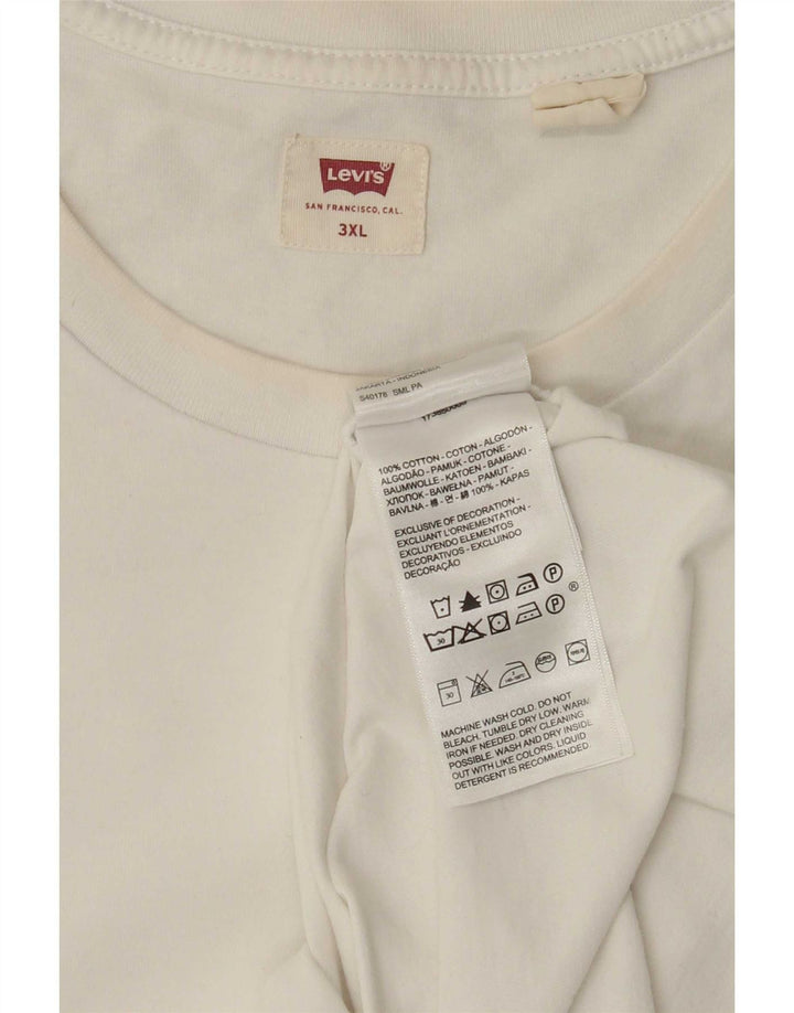 Levi's T-Shirt Homme Blanc 3XL Coton