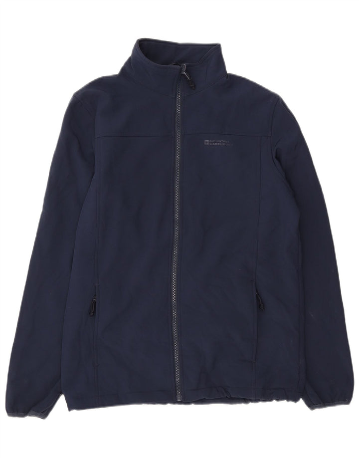 Mountain Warehouse Veste coupe-vent pour homme UK 36 Small Bleu marine Polyester