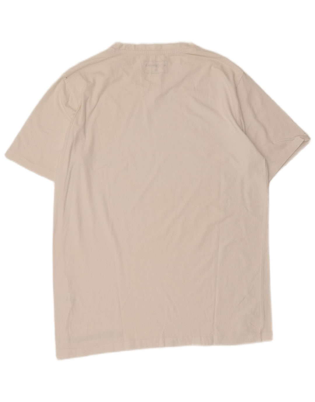 GAS T-Shirt Homme Blanc Moyen Coton