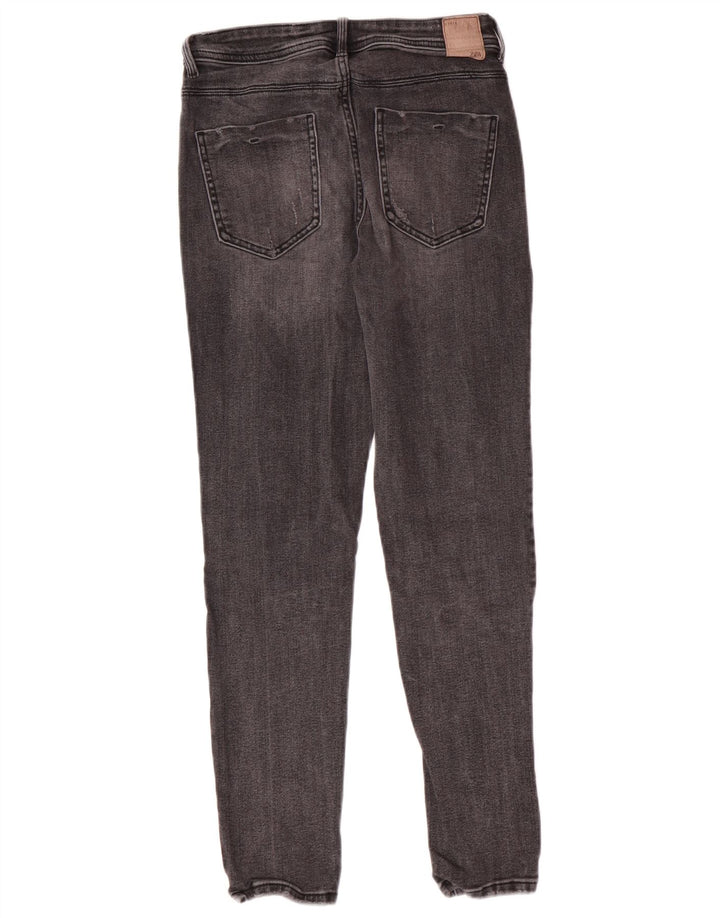 Zara Jean skinny femme EU 38 Small W28 L27 Gris Coton Classique