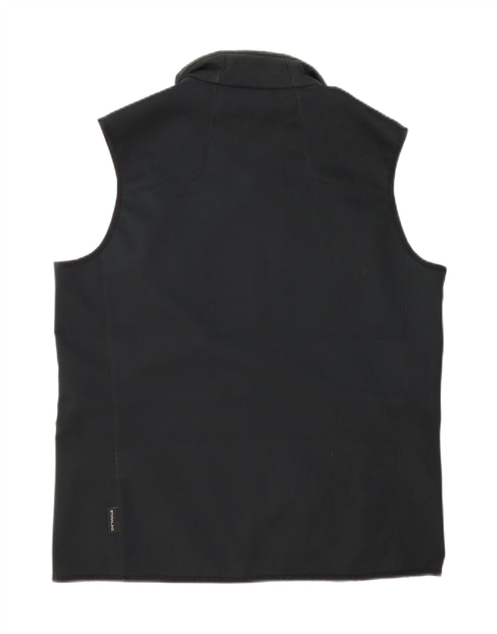 Jack Wolfskin Gilet Homme UK 40 Large Noir Polyester