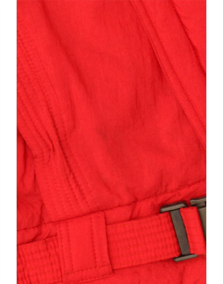 Veste rembourrée femme vintage UK 18 XL Rouge