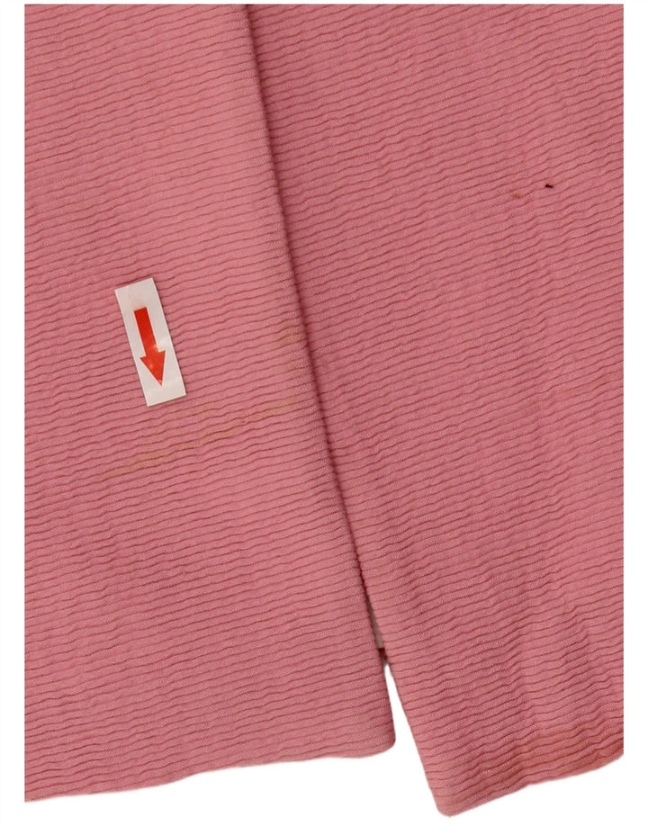 Zara Femme Pardessus UK 10 Petite Viscose Rose
