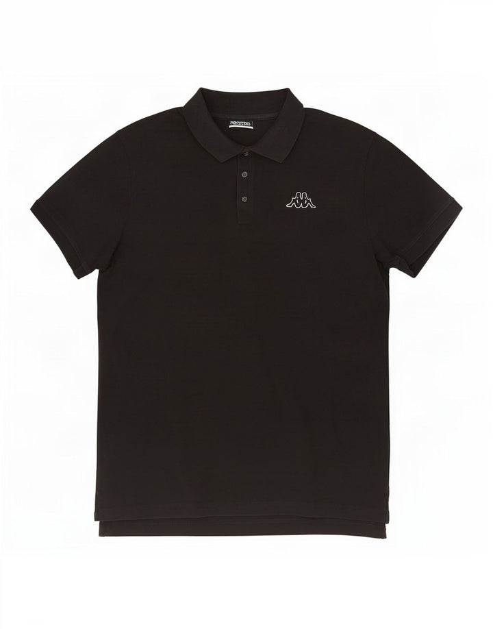 Kappa Polo Homme Grand Noir Coton
