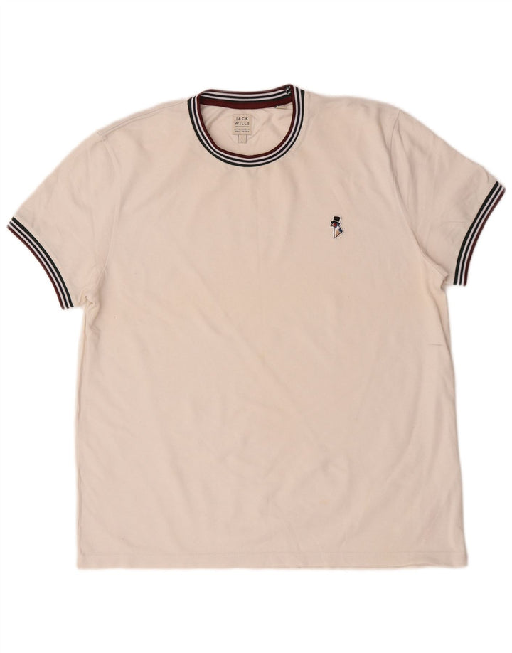 Jack Wills T-Shirt Homme Grand Blanc Coton