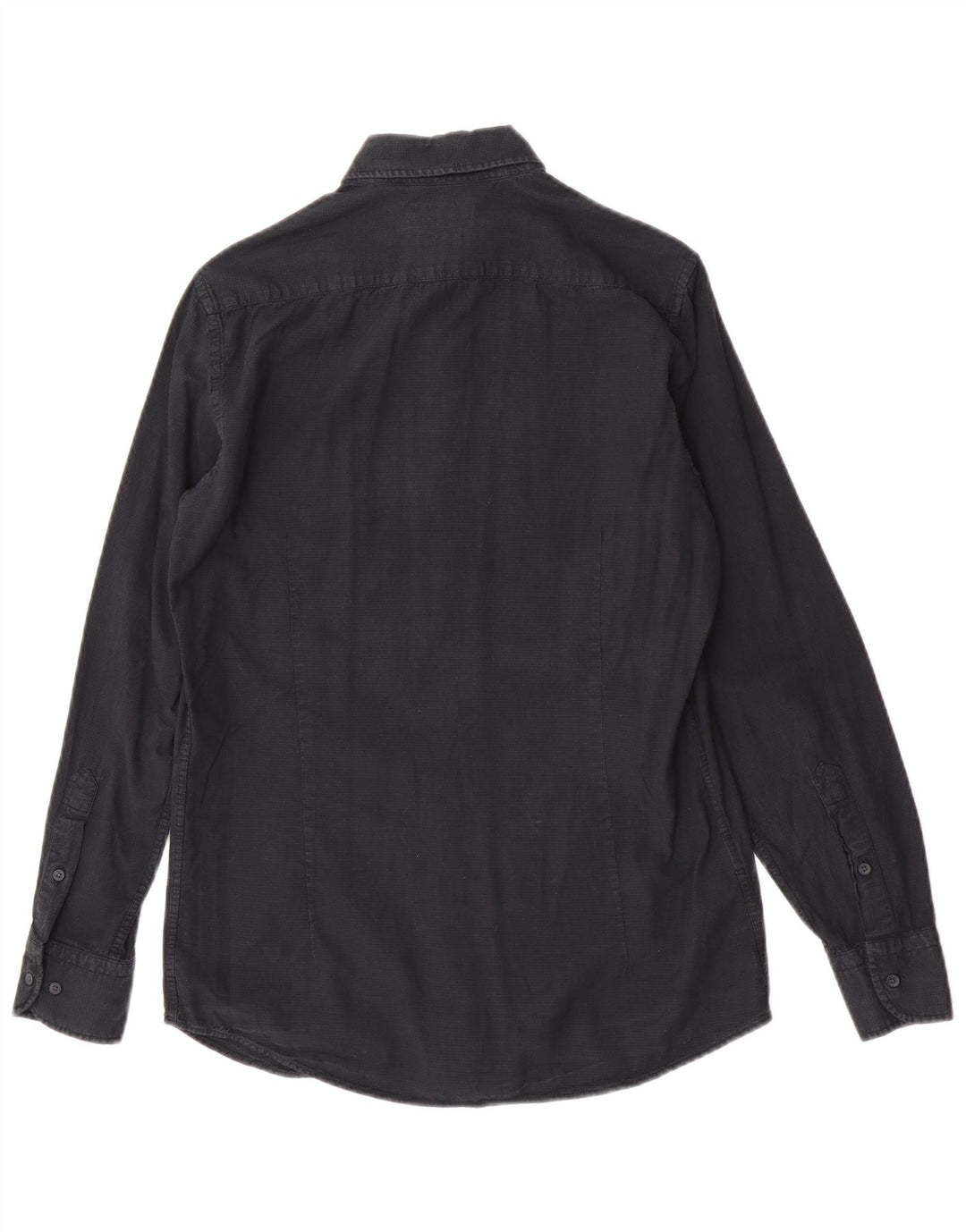 Massimo Dutti Chemise Homme Small Bleu Marine Coton