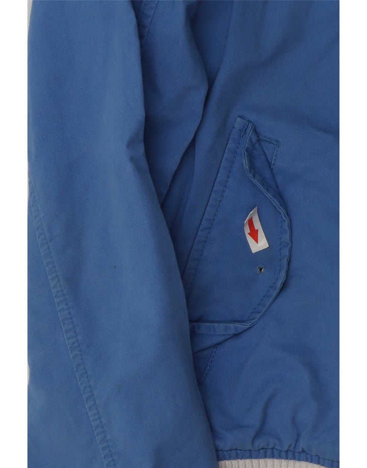 Superdry Veste Bomber Homme UK 38 Coton Colorblock Bleu Moyen
