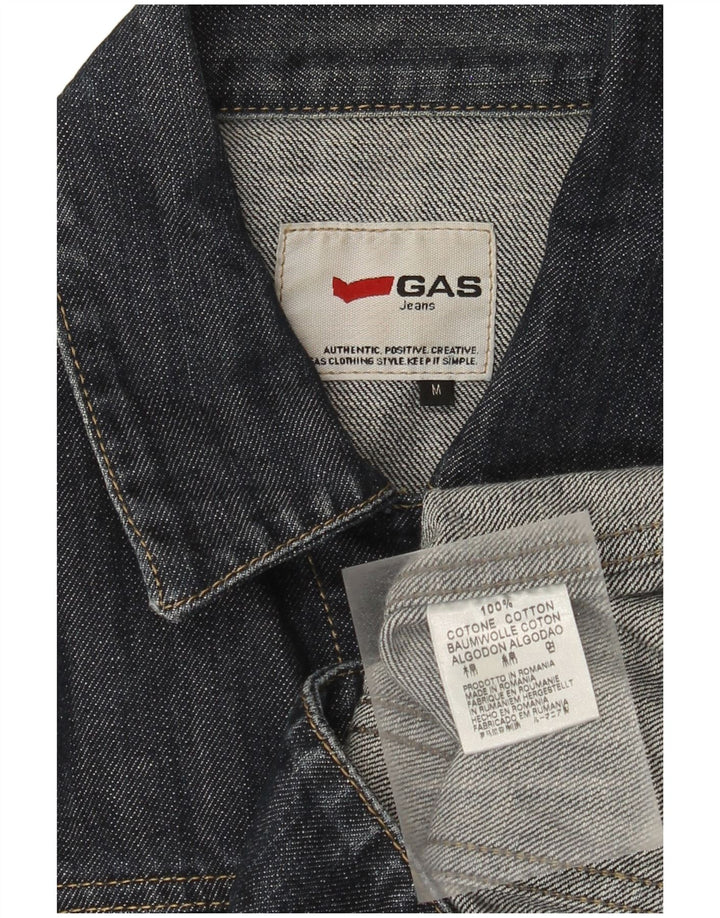 Gas Veste en jean courte pour femme UK 12 Bleu marine moyen en coton