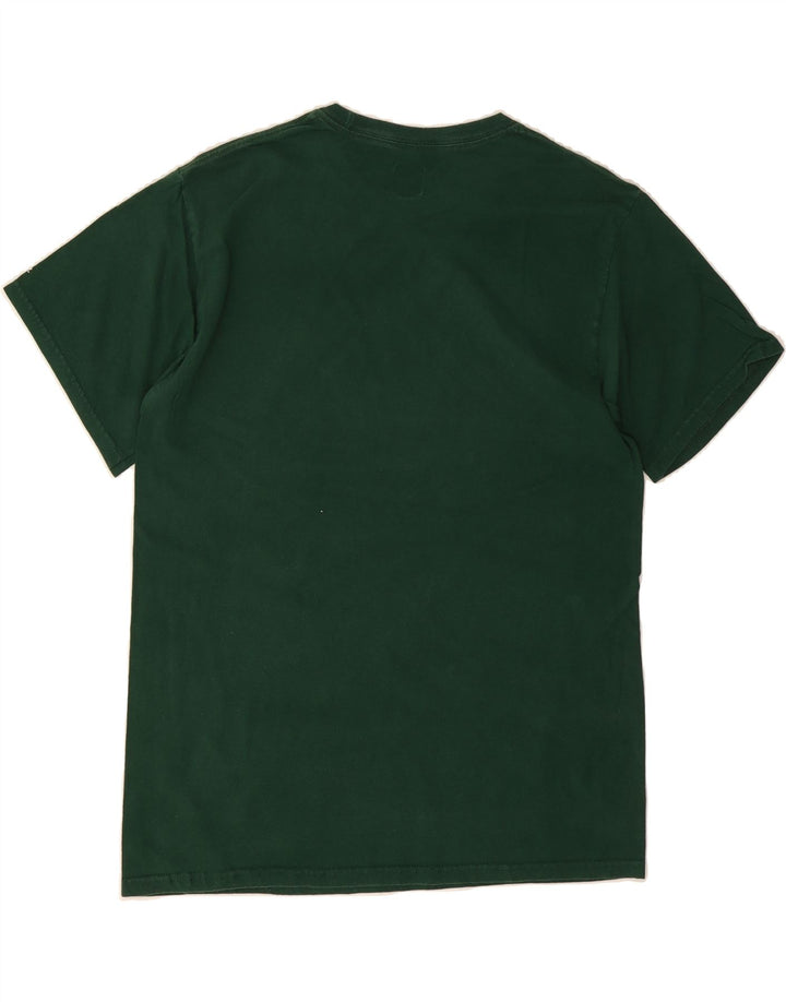 RUSSELL ATHLETIC Mens Graphic T-Shirt Top Medium Green Vintage Russell Athletic and Second-Hand Russell Athletic from Messina Hembry 