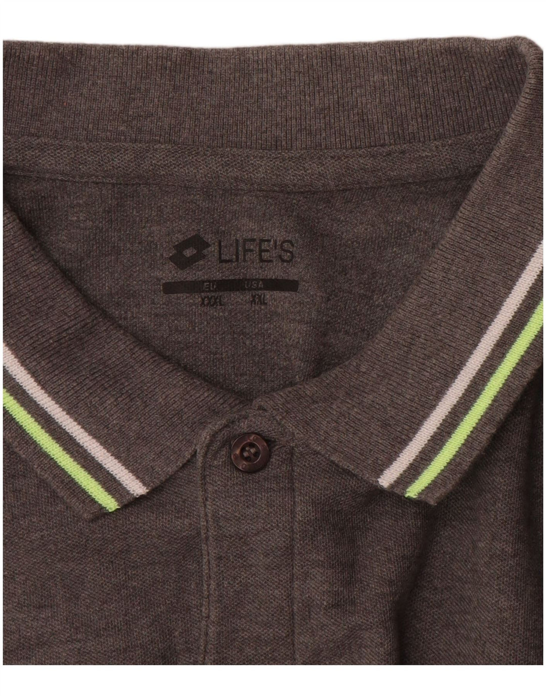 LOTTO Polo Homme 2XL Gris Coton