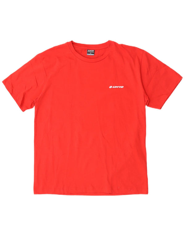 Lotto T-Shirt Homme Top XL Rouge Coton