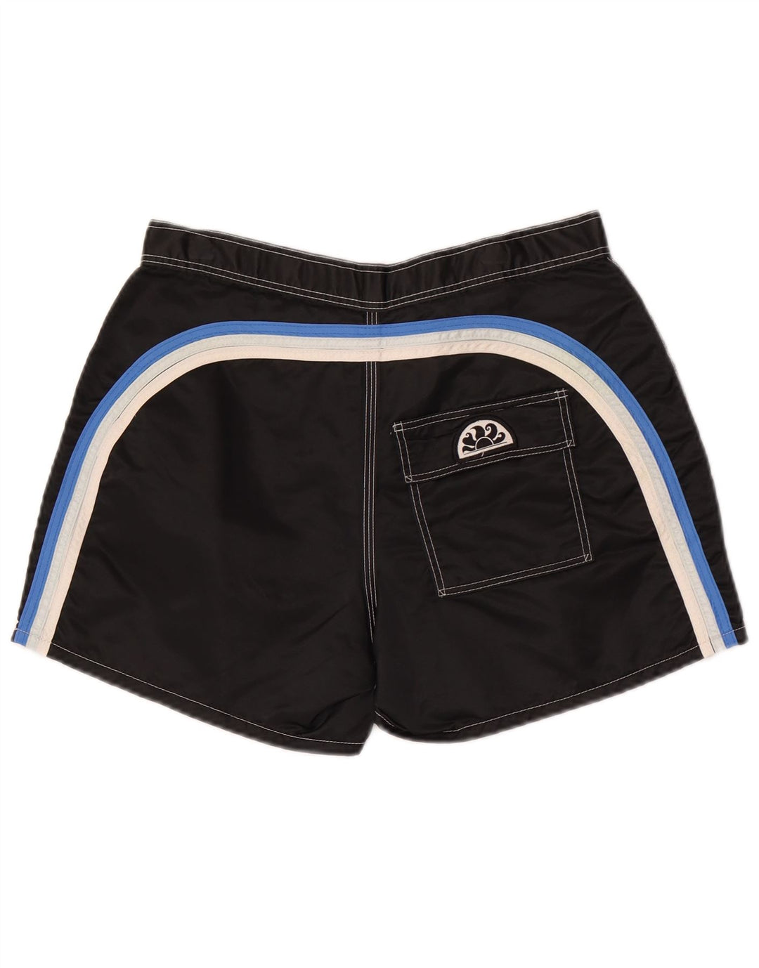 Sundek Short de bain homme en nylon color block noir moyen