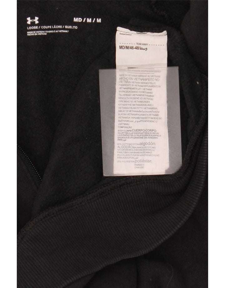 Under Armour Sweat à Capuche Zippé Homme Noir Moyen Coton