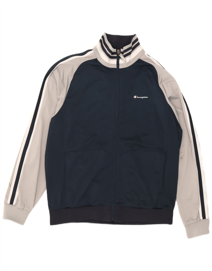 Champion Veste de survêtement pour homme XL Bleu marine Colourblock
