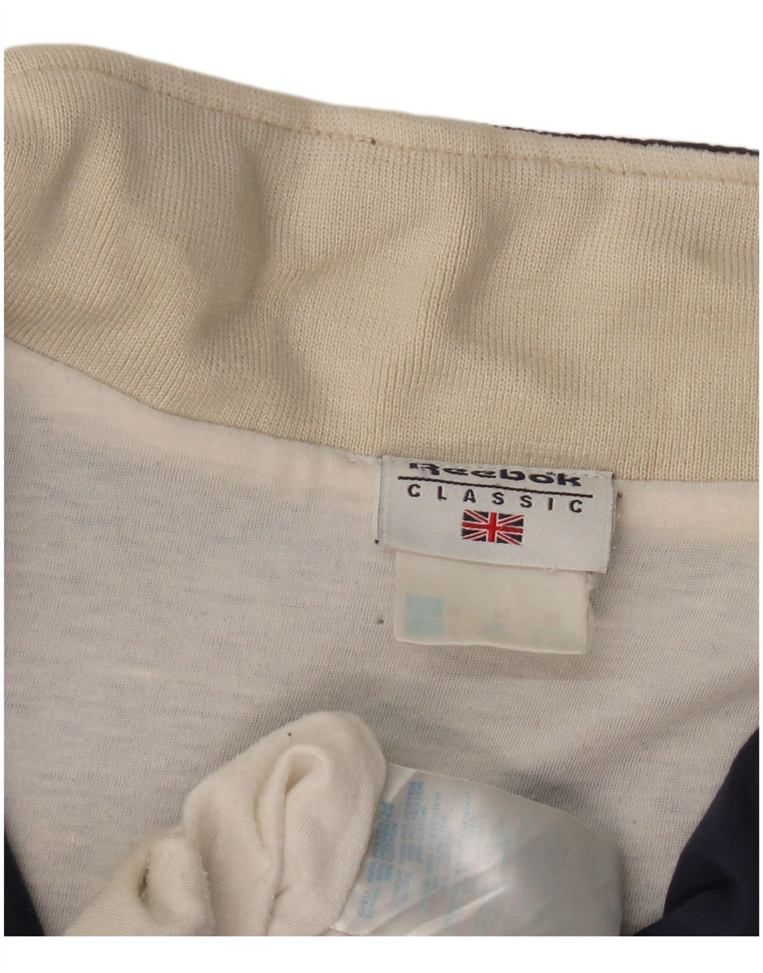 Reebok Veste de survêtement graphique pour hommes UK 42 XL Bleu Colorblock