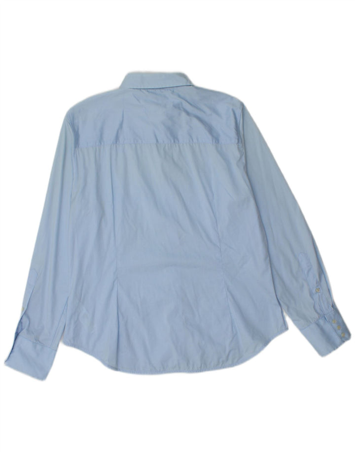 Chemise Femme Zara UK 18 XL Coton Bleu