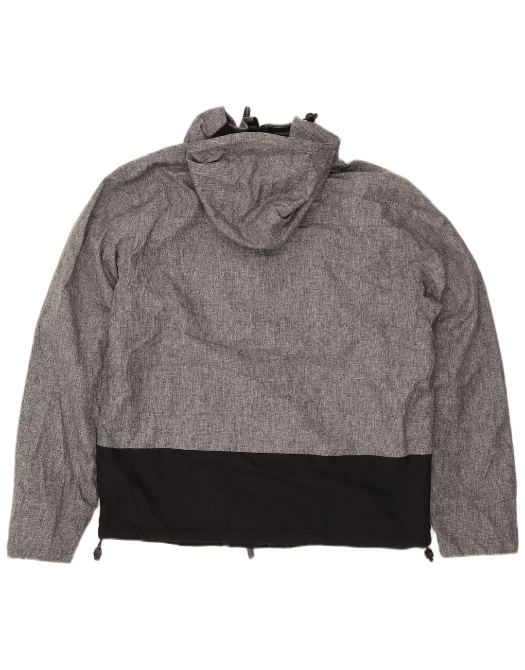 SUPERDRY Veste coupe-vent à capuche pour femme UK 20 2XL Gris Colourblock