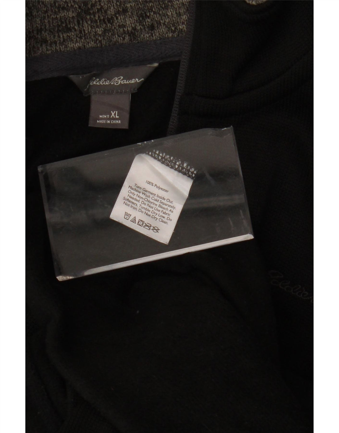 EDDIE BAUER Veste de survêtement sans manches pour homme XL Noir Polyester