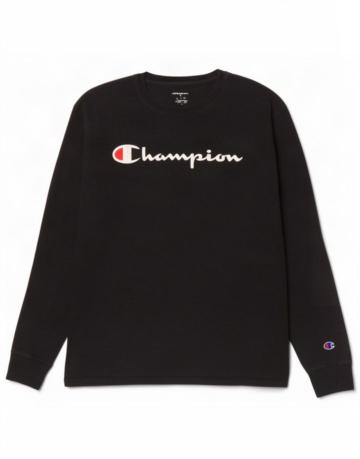 Champion Haut graphique à manches longues pour homme Noir moyen