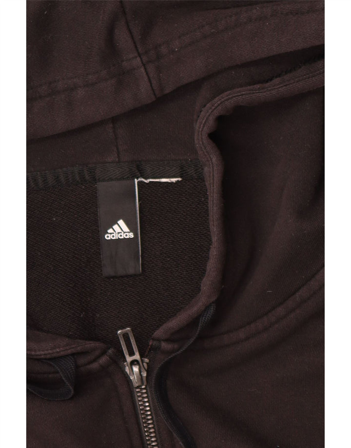Adidas Pull à capuche zippé pour homme 2XL Noir
