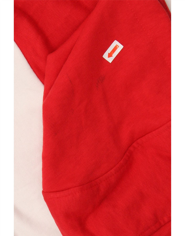 FILA Pull à capuche graphique pour femme UK 10 Small Multicolore Colourblock