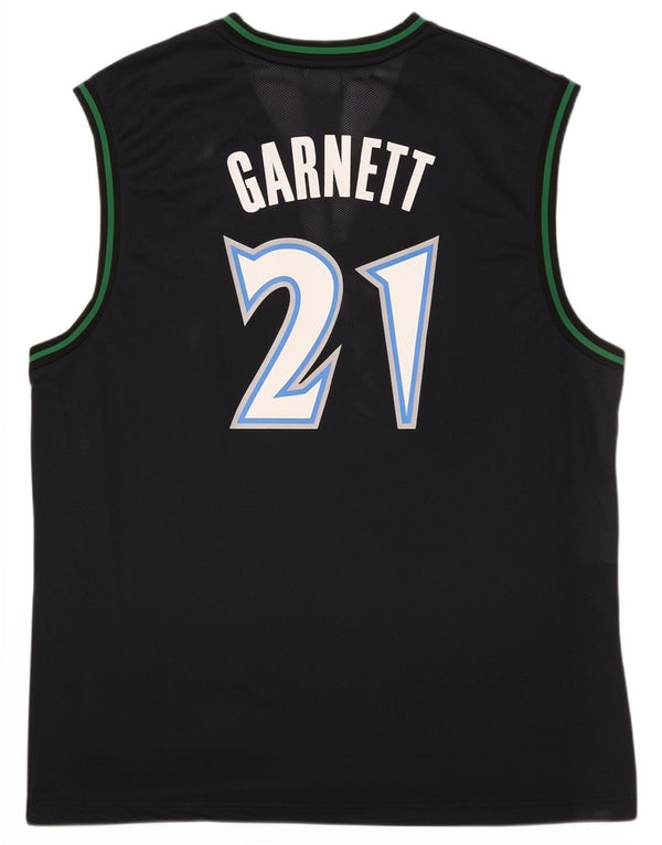 Reebok Débardeur Timberwolves NBA Graphic Homme Bleu Marine XL Nylon Sports