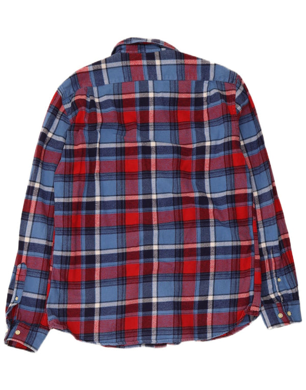 Jack Wills Chemise en flanelle pour homme Petit coton à carreaux multicolore
